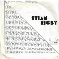 STIAN RIGBY - That´s why I love you